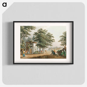 アートポスター-Pera from Views in the Ottoman Dominions, in Europe, in Asia, and some of the Mediterranean islands - オスマン帝国領内の景色 Poster.
