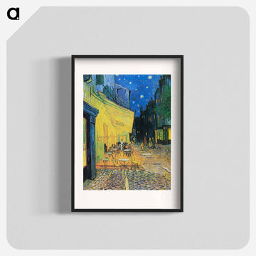 Café Terrace at Night - フィンセント ファン ゴッホ Poster.