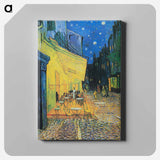 Café Terrace at Night - Vincent van Gogh Canvas.