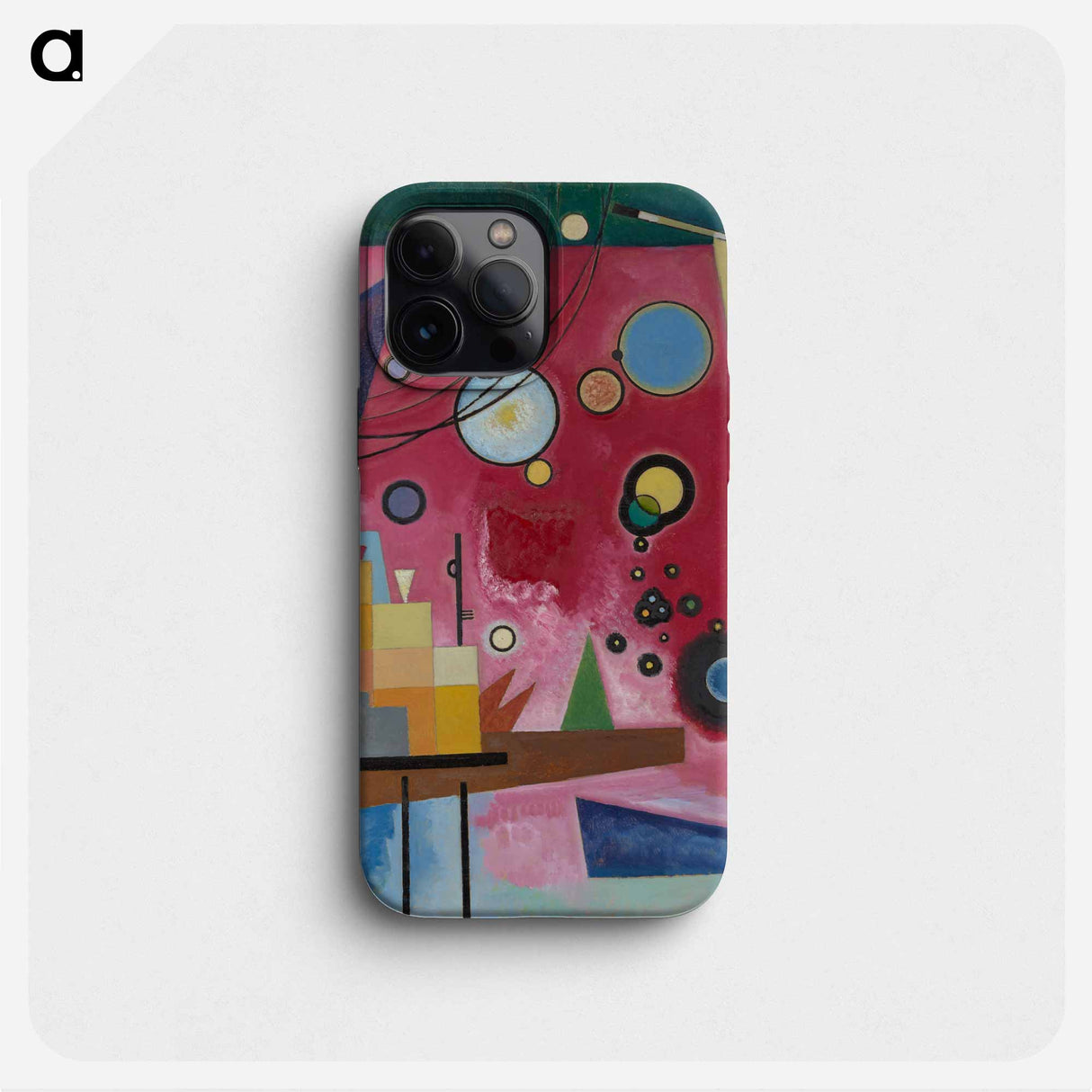 Heavy red - Wassily Kandinsky Phone Case.