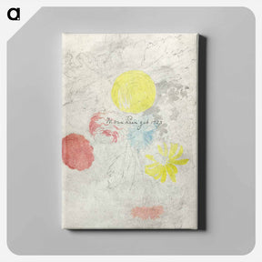 アートパネル-Sketch of a bouquet - ウィレム ヴァン リーン Canvas.