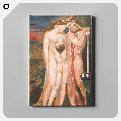 アートパネル-The First Book of Urizen, Plate 18 - ウィリアム ブレイク Canvas.