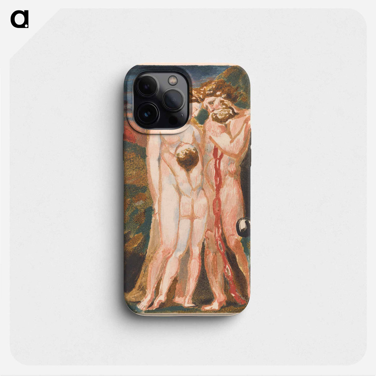 The First Book of Urizen, Plate 18 - William Blake Phone Case.