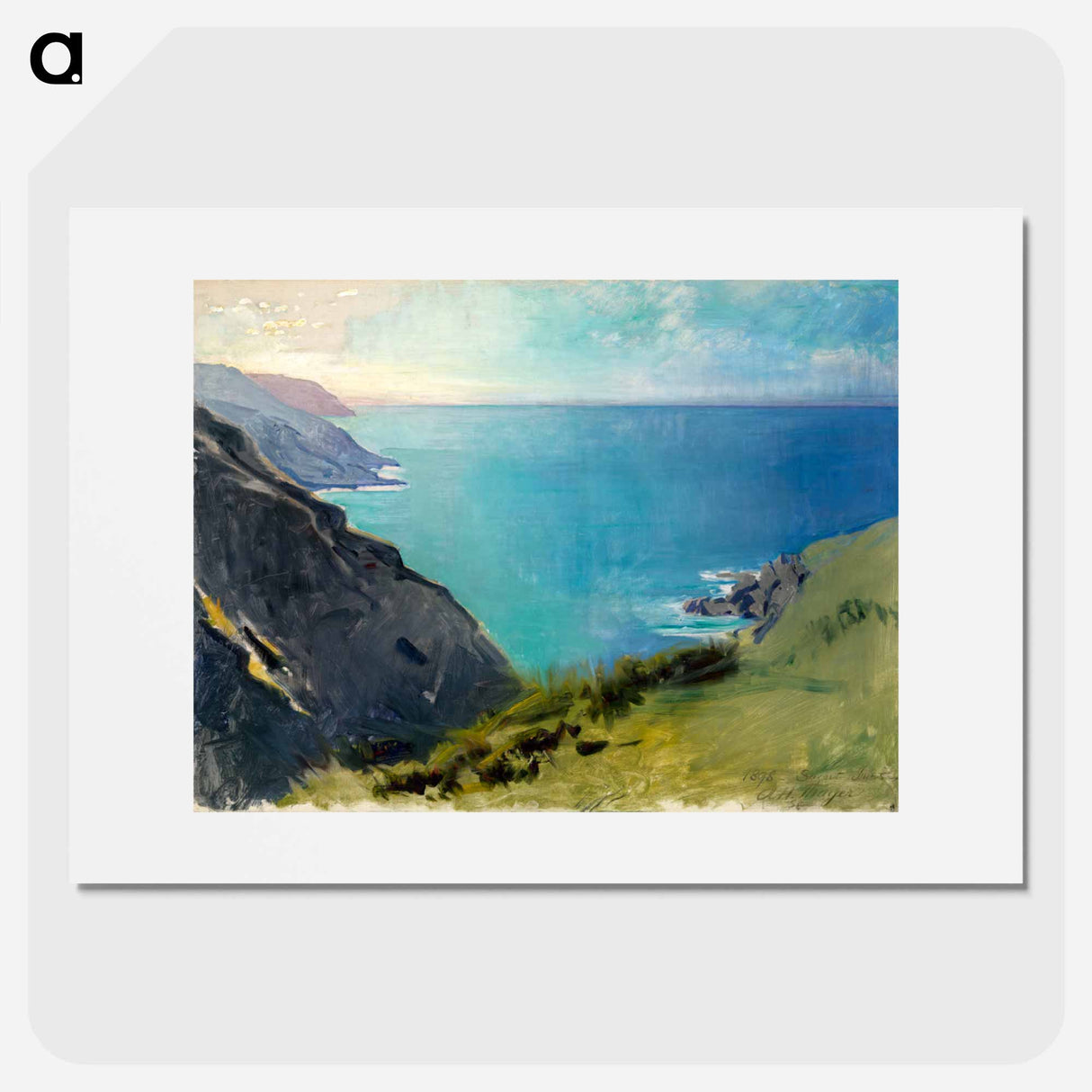 Cornish Headlands - アボット ハンダーソン セイヤー Poster.