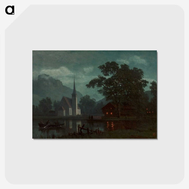 1-16_Albert-Bierstadt_postcard