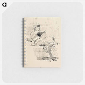 アートメモ帳-Study for the painting Dear Friends (Berta and Capi) - アルバート エーデルフェルト Memo.