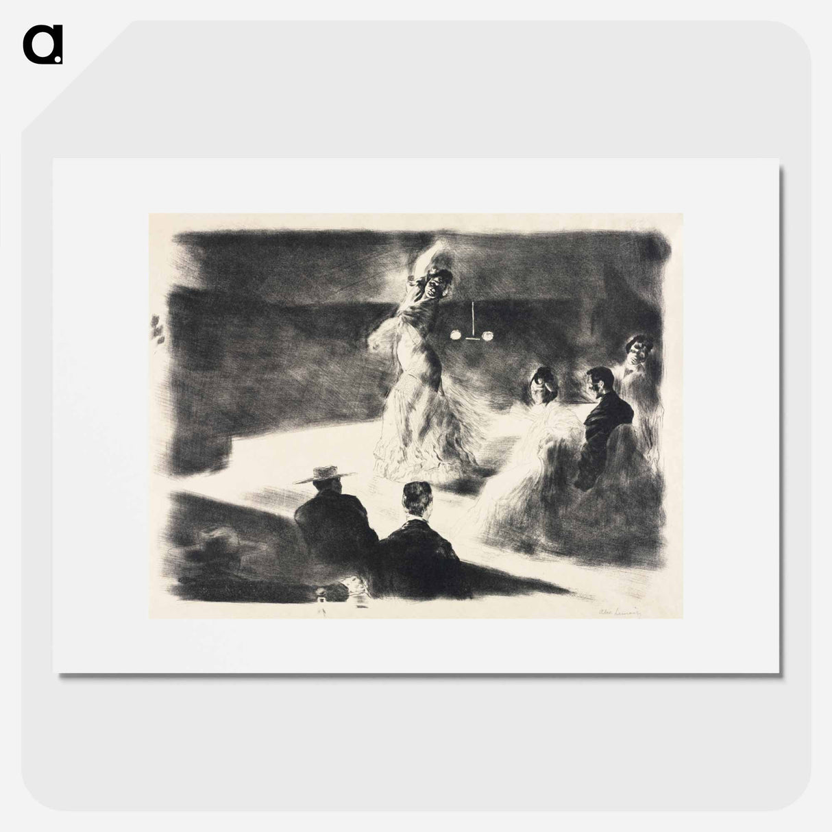 Spanish Dancer - アレクサンドル ルノア Poster.