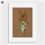 The Gryphon - Alice in Wonderland Poster.
