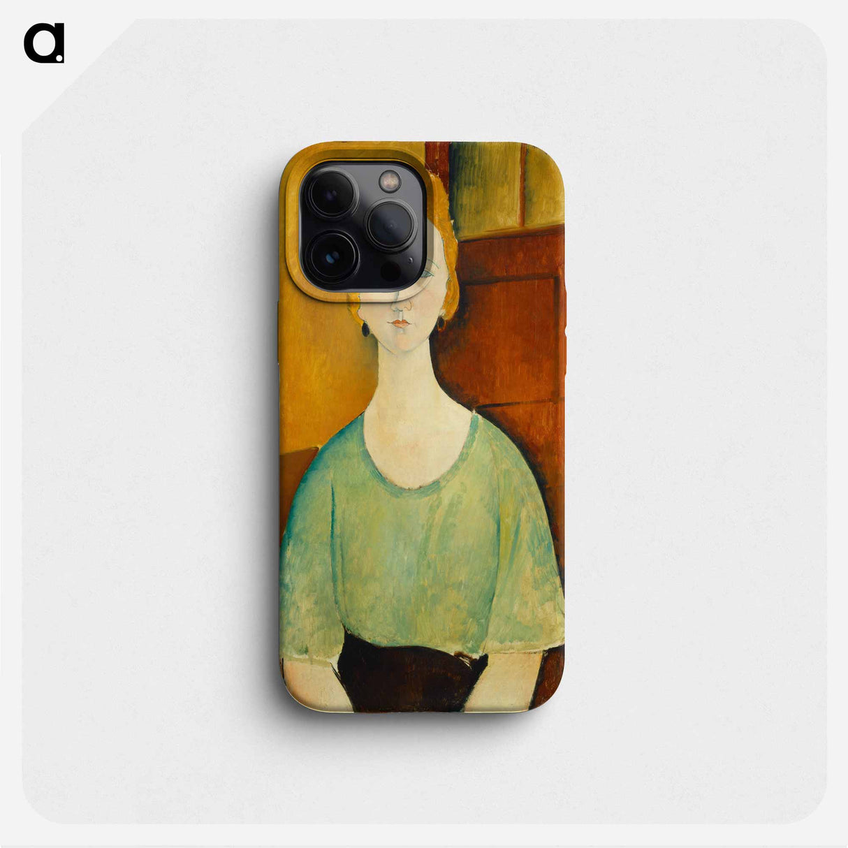 Girl in a Green Blouse - アメデオ モディリアーニ Phone Case.