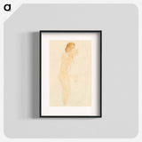 アートポスター-Nude Standing, Side and Back - オーギュスト ロダン Poster.