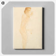 アートパネル-Nude Standing, Side and Back - オーギュスト ロダン Canvas.