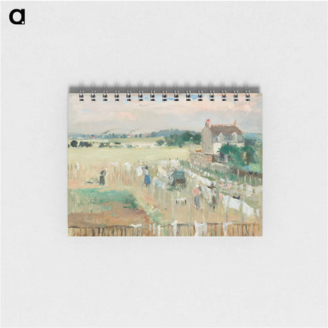 アートメモ帳-Hanging the Laundry out to Dry
 - ベルト モリゾ Memo.