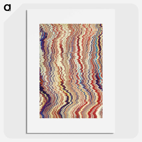 アートポスター-Decorative Paper from The Fatal Marriage, or the Innocent Adultery
 - 大英図書館 Poster.