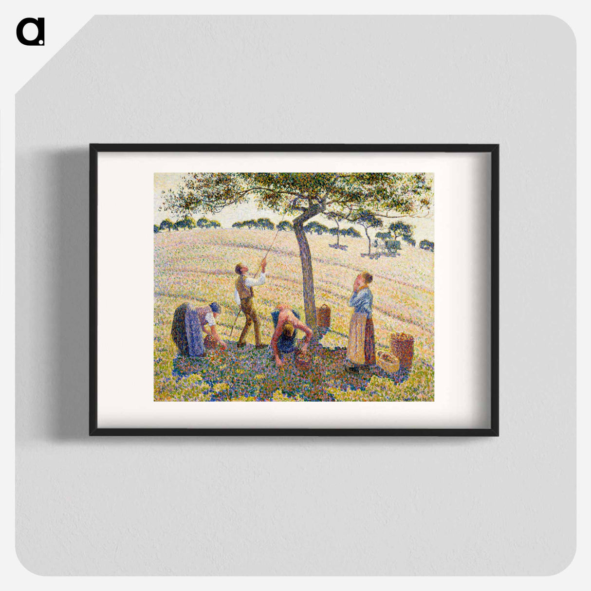 Apple Harvest - Camille Pissarro Poster.