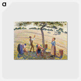 アートポストカード-Apple Harvest - カミーユ ピサロ Postcard.