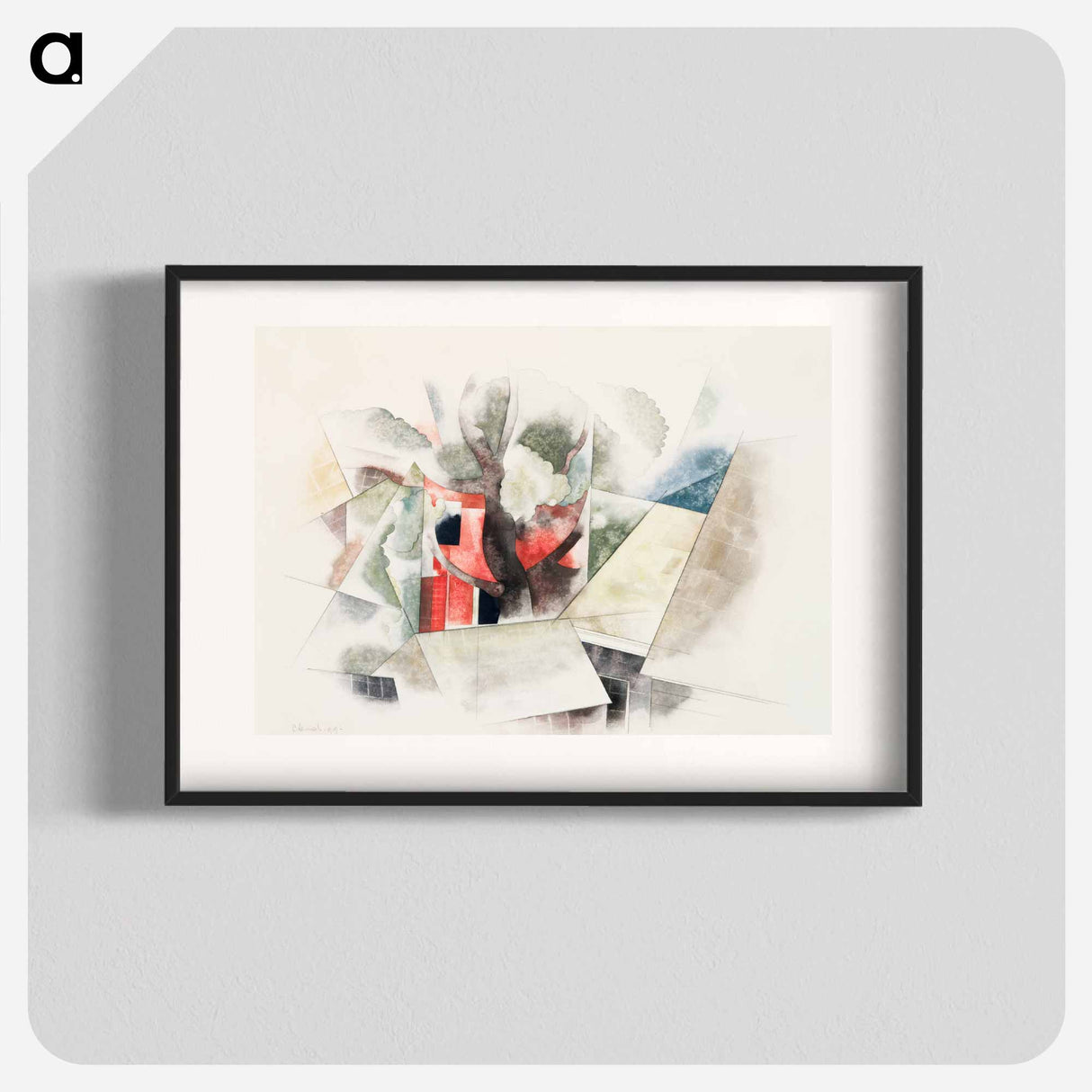 Rooftops and Fantasy - Charles Demuth Poster.