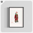 アートポスター-Chinese Men's Ordinary Clothing
 - 中国の衣装 Poster.