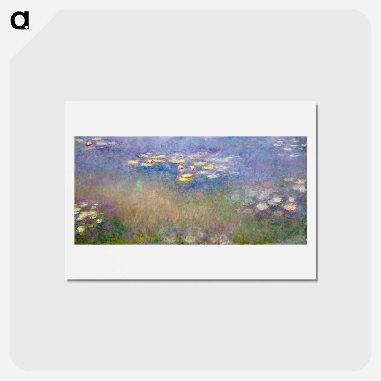 Water Lilies - クロード モネ Postcard.