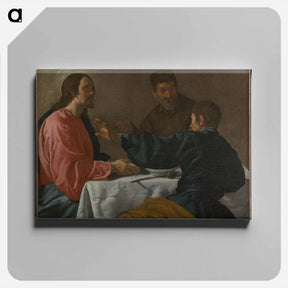 アートパネル-Supper at Emmaus - ディエゴ ベラスケス Canvas.