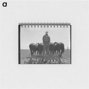 アートメモ帳-Disc used in corn fields in California - ドロテア ラング Memo.