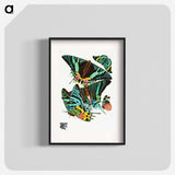 E.A. Séguy's vintage butterflies - E.A.セギー Poster.