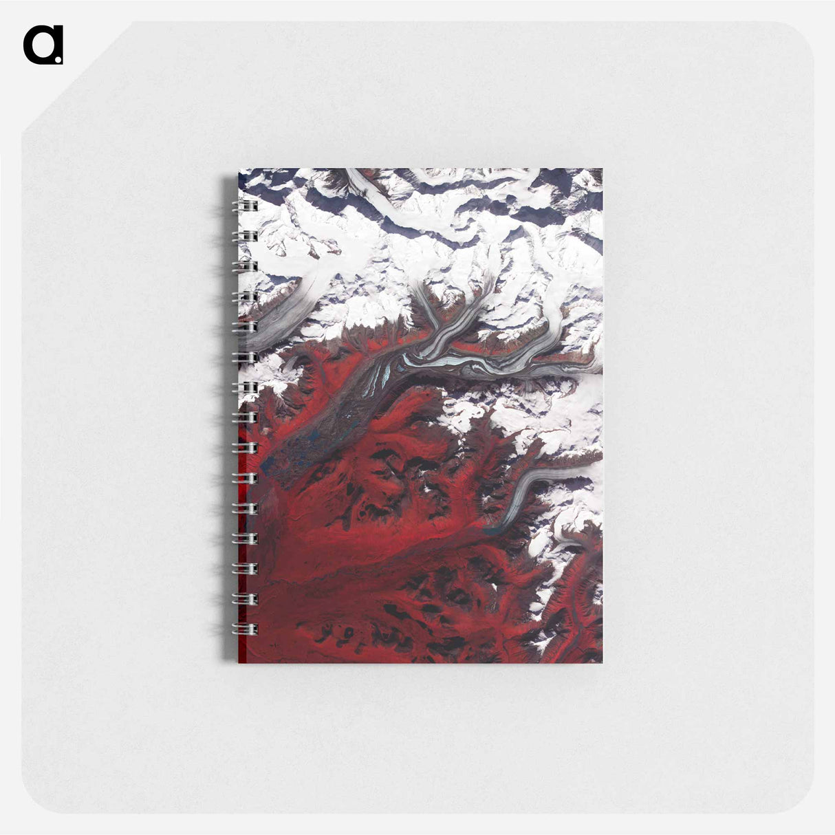 アートメモ帳-Glacial Tributaries
 - 上空からの地球 Memo.