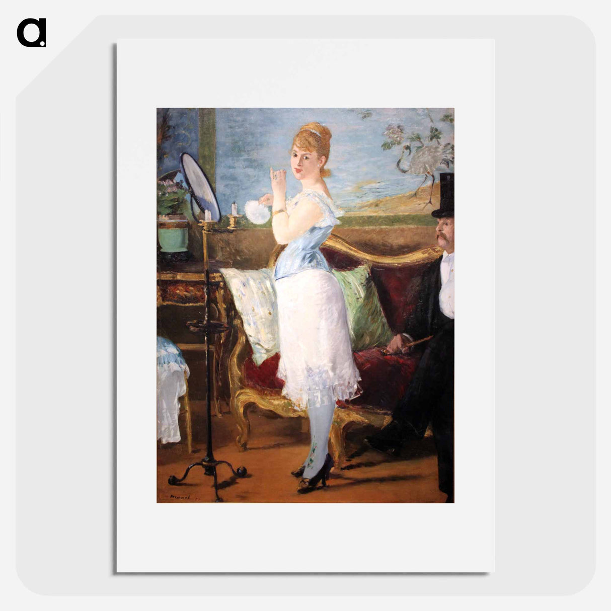 Edouard Manet's famous painting - エドゥアール マネ Poster.