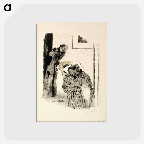 The grandmother - エドゥアール ヴュイヤール Postcard.