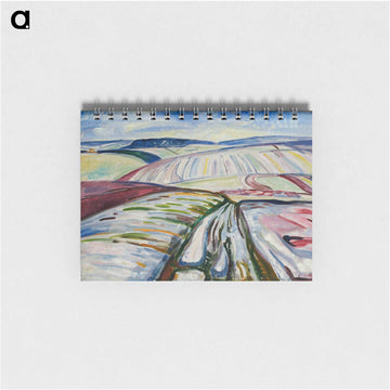 Field in Snow - エドヴァルド ムンク Memo.