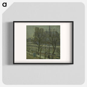 アートポスター-From Quai de la Tournelle, Paris - エドヴァルド ウェイ Poster.