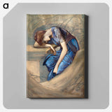 The Briar Rose Series - Study for 'The Garden Court' - エドワード バーン ジョーンズ Canvas.