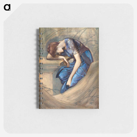 アートメモ帳-The Briar Rose Series - Study for 'The Garden Court' - エドワード バーン ジョーンズ Memo.