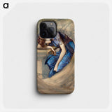 The Briar Rose Series - Study for 'The Garden Court' - エドワード バーン ジョーンズ Phone Case.