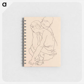 アートメモ帳-Woman and Girl Embracing - エゴン シーレ Memo.
