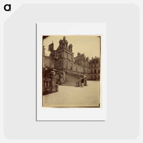 アートポストカード-Cour des Adieux
 - ウジェーヌ アジェ Postcard.