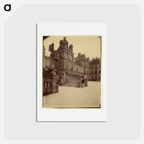 アートポストカード-Cour des Adieux
 - ウジェーヌ アジェ Postcard.