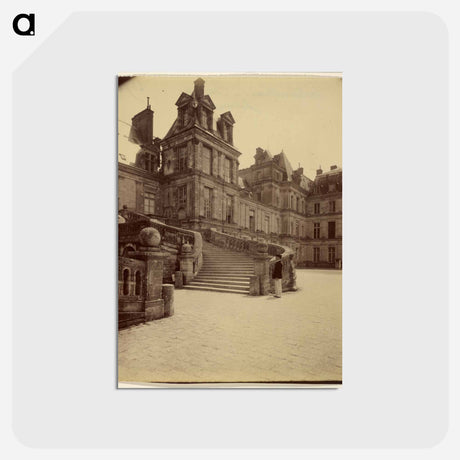 アートポストカード-Cour des Adieux
 - ウジェーヌ アジェ Postcard.