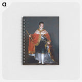Francisco Goya - Portrait of Ferdinand VII of Spain in his robes of state - Francisco de Goya Memo.