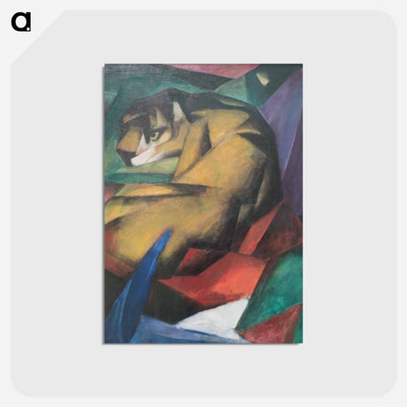アートポストカード-Tiger - フランツ マルク Postcard.