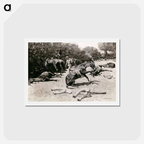 アートポストカード-How the Horses Died for Their Country at Santiago
 - フレデリック レミントン Postcard.