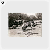 アートポストカード-How the Horses Died for Their Country at Santiago
 - フレデリック レミントン Postcard.