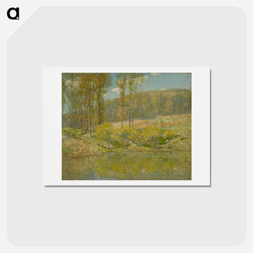 Spring, Navesink Highlands - フレデリック チャイルド ハッサム Postcard.