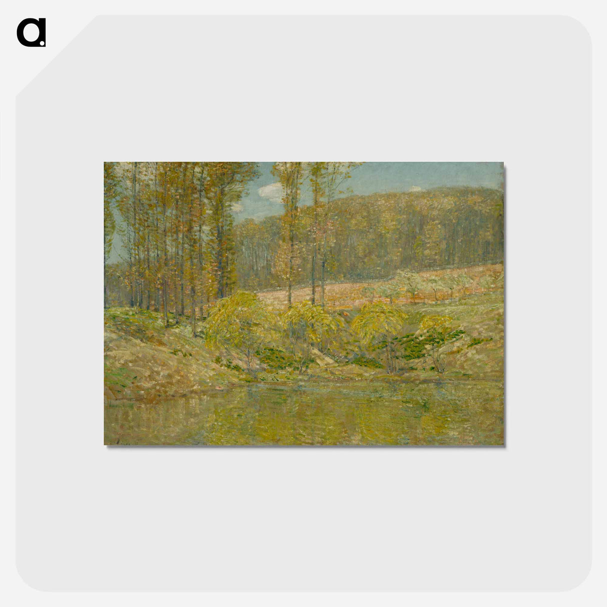 アートポストカード-Spring, Navesink Highlands - フレデリック チャイルド ハッサム Postcard.