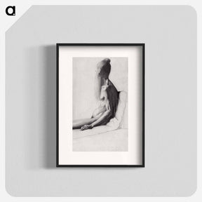 アートポスター-Nude Study of an Old Man - ジョルジュ スーラ Poster.