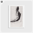 アートポストカード-Nude Study of an Old Man - ジョルジュ スーラ Postcard.