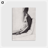 アートポストカード-Nude Study of an Old Man - ジョルジュ スーラ Postcard.