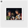 アートポストカード-Giovanni Borgherini and His Tutor
 - ジョルジョーネ Postcard.