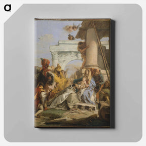 アートパネル-The Adoration of the Magi
 - ジョバンニ バティスタ ティエポロ Canvas.