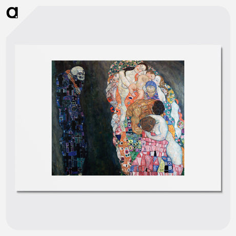 Death and Life - Gustav Klimt Poster.