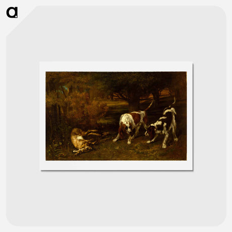 アートポストカード-オレンジ - ギュスターヴ クールベ Postcard.